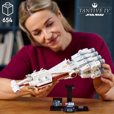 LEGO Star Wars Tantive IV Build and Display Starship Vehicle Model 75376_3