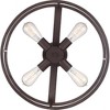 Quoizel Lighting New Harbor 4 - Light Semi-Flush Mount in  Western Bronze - 4 of 4