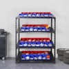 VEVOR Plastic Storage Bin, (5-Inch x 4-Inch x 3-Inch), Hanging Stackable Storage Organizer Bin, Blue/Red, 24-Pack, Heavy Duty Stacking Containers - 2 of 4
