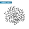 Unique Bargains Flat Back Acrylic Teardrop Rhinestone Embellishments 50 Pcs - 3 of 4