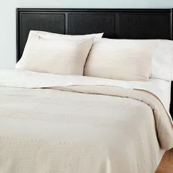 Slub Center Stripe Comforter Set - Hearth & Hand™ with Magnolia