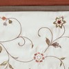 Embroidered Window Valance Blue 50x18" - 4 of 4