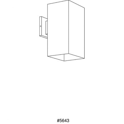 Metallic Gray 6" LED Outdoor Wall Light with Antique Bronze Backplate