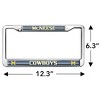 McNeese State Cowboys Logo Full Size Standard License Plate Metal Frame - 4 of 4