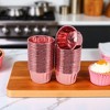 Unique Bargains Curled Rim Disposable Baking Cups Coated Baking Paper 2.56"x1.57" 50 Pcs - 2 of 4