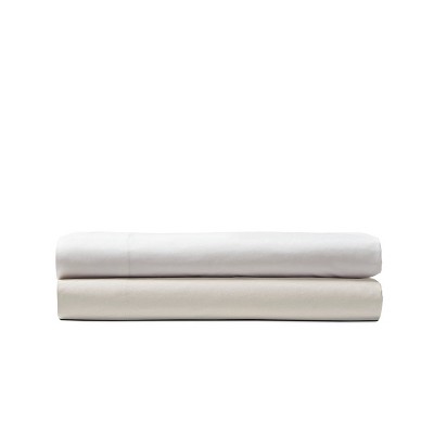 Queen White Cotton Percale Cool Zone Sheet Set