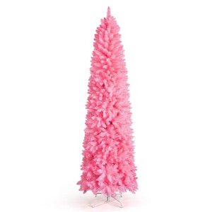 7.5 FT Artificial Pencil Unlit Christmas Tree with 1075 Branch Tips - 1 of 4