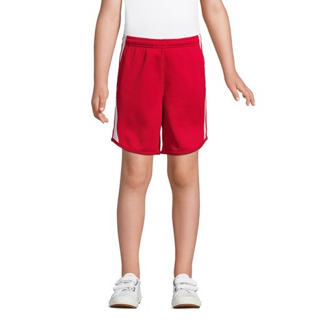 Lands End Kids Mesh Athletic Gym Shorts Medium Red Target