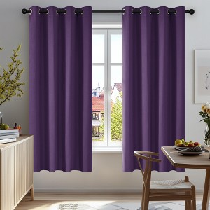 Deconovo Grommet Curtains 2 Panels, Thermal Insulated, 38"W - 1 of 4