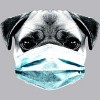 Men's Design By Humans Masked Pug By clingcling Tank Top - 2 of 4