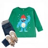 Blue Yeti Distressed - Toddler Long Sleeve Graphic Tee - 2 of 4