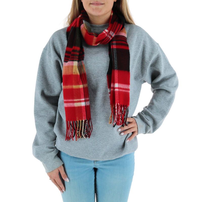 David & Young Soft Plaid Winter Scarf, 3 of 4