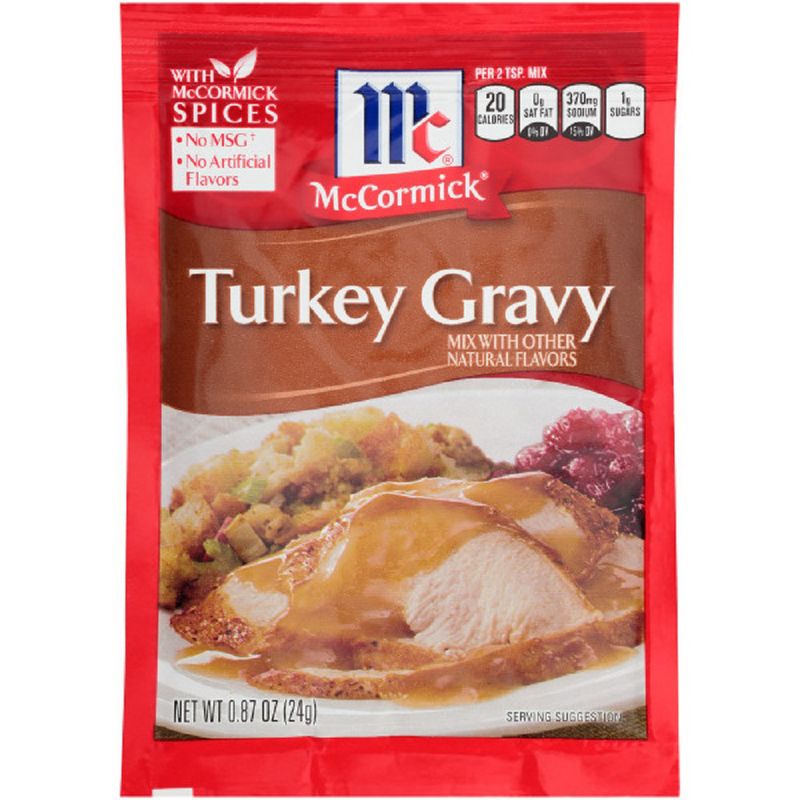 McCormick Turkey Gravy Dry Mix .87oz, 1 of 7
