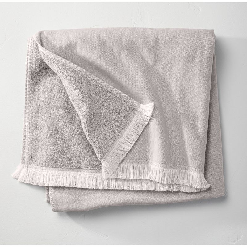Flat Weave Bath Towel Gray - Casaluna&#8482;, 1 of 8