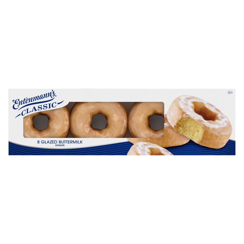 Entenmann&#39;s Glazed Buttermilk Donuts - 8ct / 16oz, 2 of 8