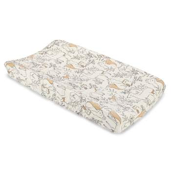 Crane Baby Cotton Quilted Changing Pad Cover