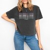 Simply Sage Market S.W.Smiley More Love Boxy Crop Top - 2 of 4