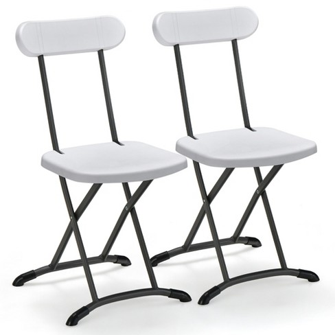 Plastic folding chairs online target