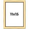 PosterPalooza | Simple Gold Picture Frame - UV Acrylic, Foam Board Backing, Hanging Hardware - 2 of 4