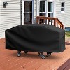 Upgraded Griddle Cover for Blackstone 36 Inch Griddle, Heavy Duty Waterproof Cover with Large Air Vent and Straps, Black, filfresh - 3 of 4