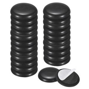 Unique Bargains Round Self-Adhesive EVA Foam Furniture Sliders Floor Protectors Black - 1 of 4