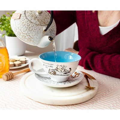 Winnie the Pooh Ceramic Teacup and Saucer Set