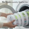Garnen Shoe Washing Bag, Reusable Sneaker Shoe Laundry Bags for Washer Dryer Machine, Durable Mesh Washing Bag for Running Shoes, Socks, Bras, White - 4 of 4