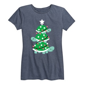Women's - Instant Message - Turtle Tree Short Sleeve Graphic T-Shirt - 1 of 4