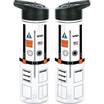 NASA Space Suit 24oz BPA-Free UV Plastic Water Bottle