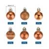 Unique Bargains Shatterproof Home Party Decorative Christmas Tree Hanging Ball Ornaments 36 Pcs - 2 of 4