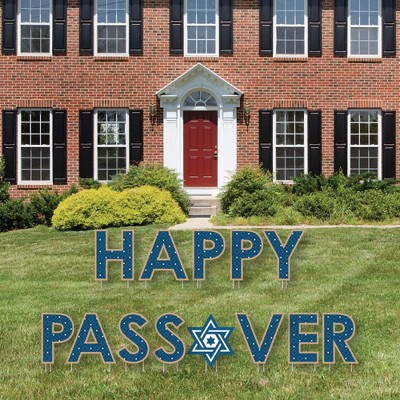 Big Dot of Happiness Happy Passover - Yard Sign Outdoor Lawn Decorations - Pesach Party Yard Signs - Happy Passover