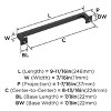 Amerock Lintel Pull for Cabinets, Drawers, and Furniture - 4 of 4