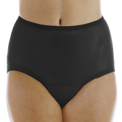 Wearever Women's Nylon Regular Absorbency Bladder Control Incontinence Panties- Reusable & Washable Leak Proof Underwear