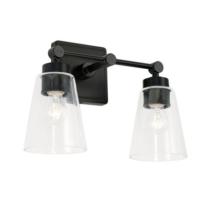 Capital Lighting Rory 2 - Light Vanity in  Matte Black