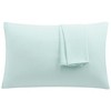 PiccoCasa Luxury Soft Microfiber Polyester Zippered Solid Pillowcases 2 Pcs - 4 of 4