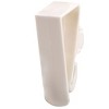 Unique Bargains Kitchen Bag Clothes Towels Reversible Over Door Hooks White 2 Pcs - 2 of 3
