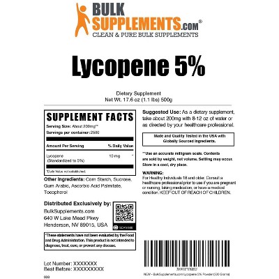 BulkSupplements Lycopene Powder