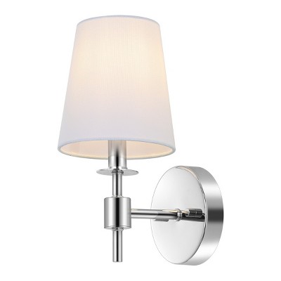 Dalany 7" Wall Sconce (Set of 2) - Chrome - Safavieh