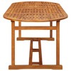 vidaXL Patio Dining Table 86.6 inches x35.4 inches x29.5 inches  Solid Acacia Wood - 3 of 4