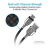 Naztech TITANIUM USB to USB-C Braided Cable - 2 of 4