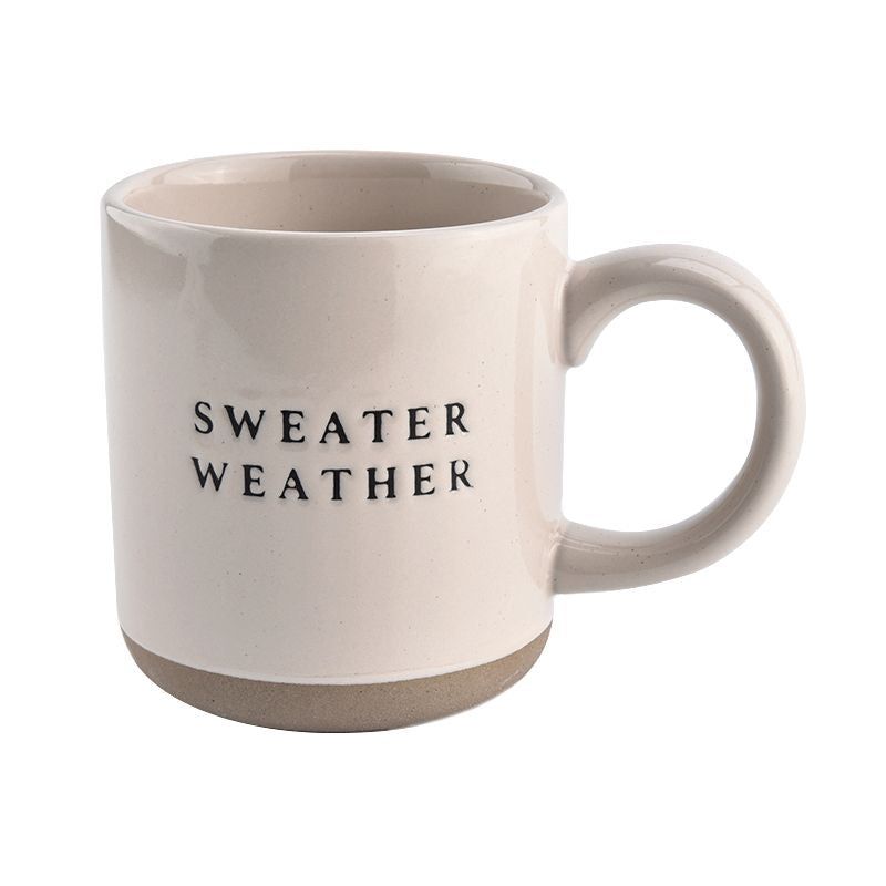 Sweet Water Decor Sweater Weather Stoneware Coffee Mug -14oz , 1 of 6