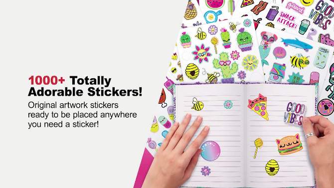 Ridiculously Cute 1000+ Sticker Book 40 Pages - Fashion Angels, 2 of 10, play video