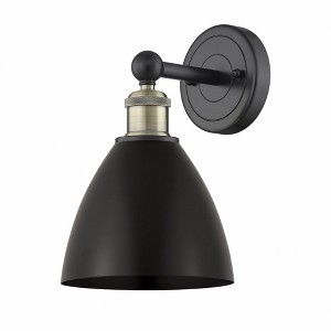 Metal Bristol - 1 Light Wall Sconce In Industrial Style-12 Inches Tall and 7.5 Inches Wide - 1 of 1