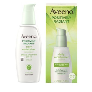 Aveeno Positively Radiant Daily Moisturizer With Soy - 2.5 fl oz