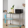 Work Table, Stainless Steel Kitchen Prep Table with Adjustable Undershelf - Commercial Metal Table for Home Restaurant Hotel Silver - 2 of 4