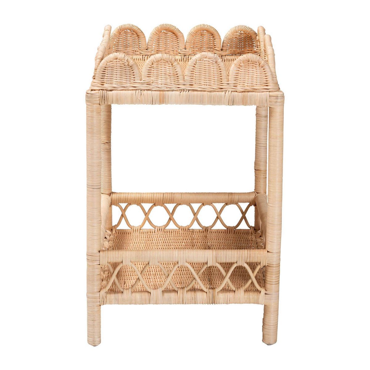 bali & pari Eloisa Natural Rattan End Table Natural Brown - thumbnail 3