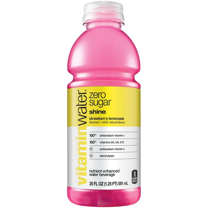 Vitamin Water Zero Strawberry Lemonade - 20 fl oz Bottle, 4 of 6