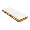 Chaise Lounge Chair Wood Frame with Adjustable Backrest, Outdoor Lounge Chairs with 4 Inch Cushion-Maison Boucle - 4 of 4