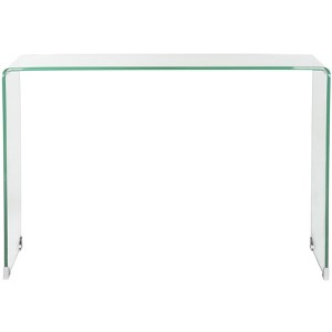Ambler Glass Console Table - FOX6012A - Clear - Safavieh Couture - 1 of 4
