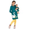 Leveret Girl and Doll Matching Cotton Dress - Animal Prints - 2 of 4